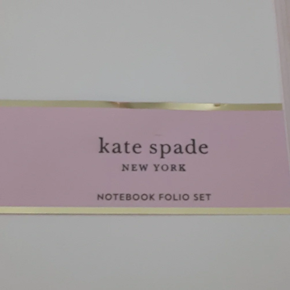 Kate Spade "I Do" Notebook Folio Set - Picture 3 of 10